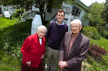 Virginia, Bob and Richard Weaver